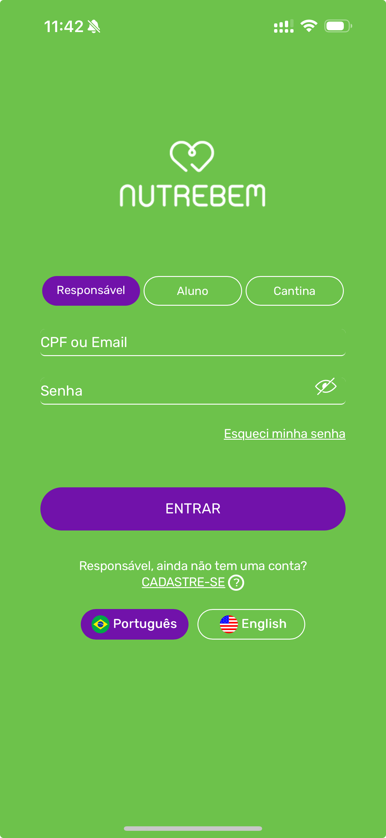 Nutrebem screenshot